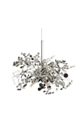 Lampa wisząca MONETTI 40 cm - chrom, dekoracyjna - Step Into Design