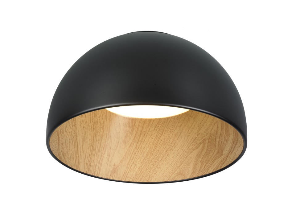 Plafon ledowy PADELLA czarny 35 cm Step Into Design