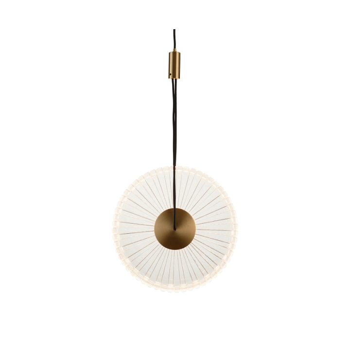 Lampa wisząca SUNBLAST - LED 20 cm, złota - Step Into Design