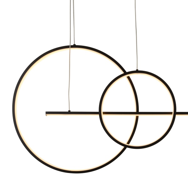 Lampa wisząca NEW AGE LED 120 cm - oprawa sufitowa czarna Step Into Design