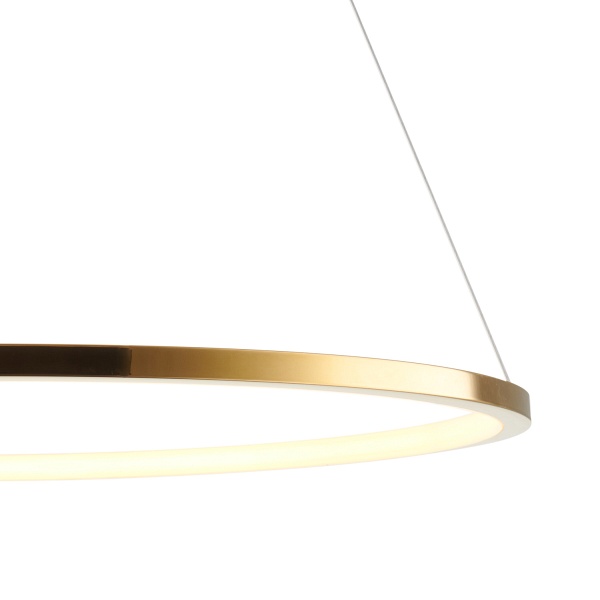 Lampa wisząca CIRCLE SLIM 60 LED złoty 60 cm Step Into Design