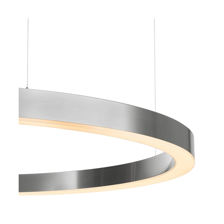 Lampa wisząca CIRCLE 120 LED nikiel szczotkowany 120 cm - Step Into Design