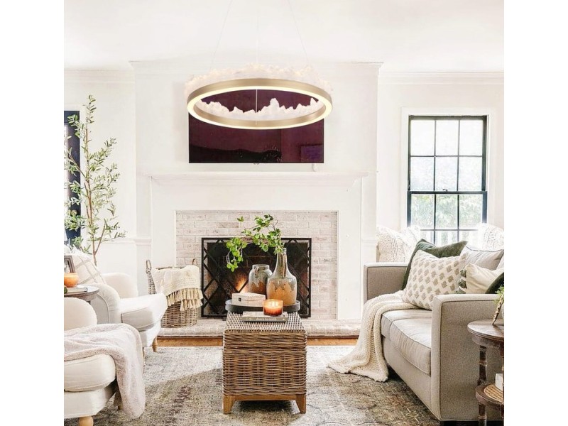 Lampa wisząca MONTANA LED złota 60 cm Step Into Design