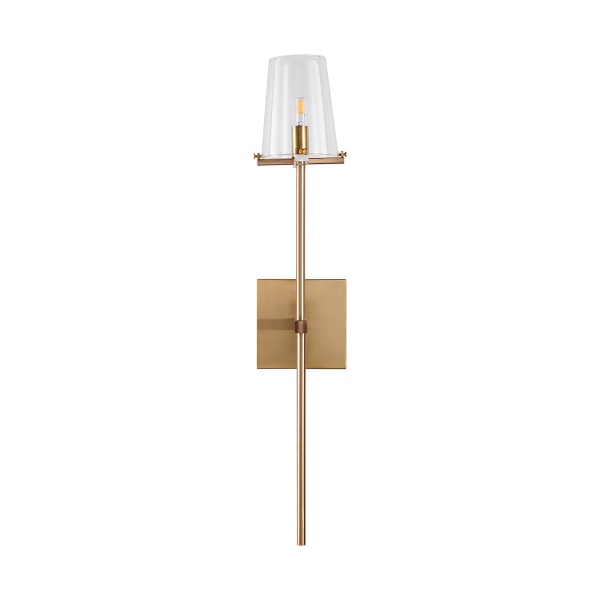 Lampa ścienna CLASSICO złota szklany klosz 62 cm Step Into Design