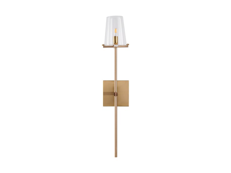 Lampa ścienna CLASSICO złota szklany klosz 62 cm Step Into Design