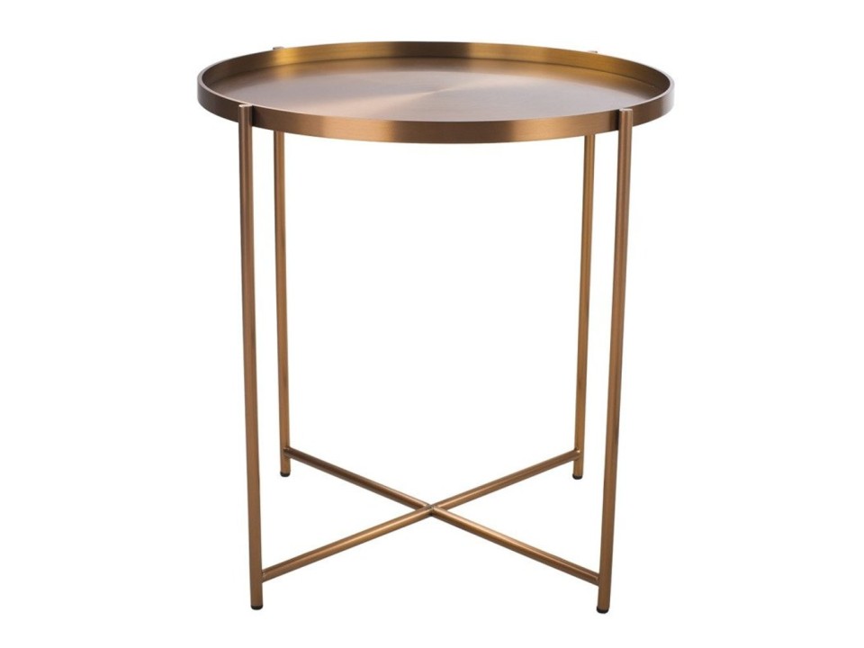 Stolik kawowy MOON miedziany Step Into Design
