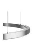 Lampa wisząca CIRCLE 120 LED nikiel szczotkowany 120 cm - Step Into Design