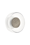Lampa ścienna DONUT 18 – LED, szkło transparentne, brąz orzechowy - Step Into Design
