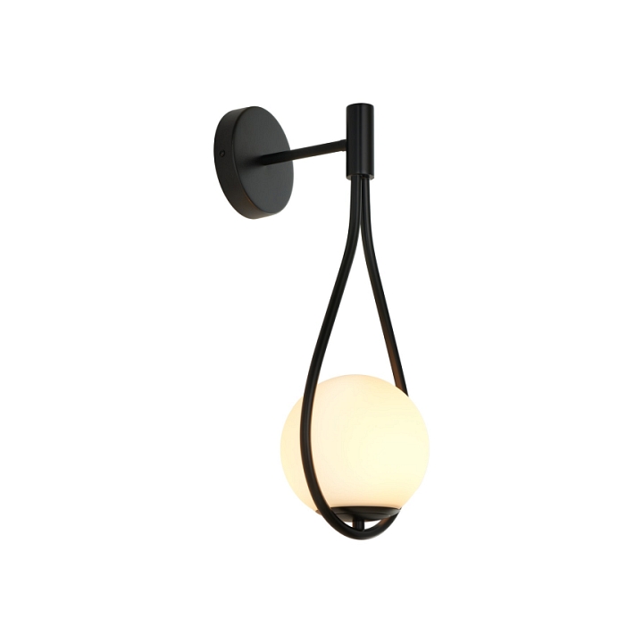 Lampa ścienna DROP 45 cm czarna - Step Into Design
