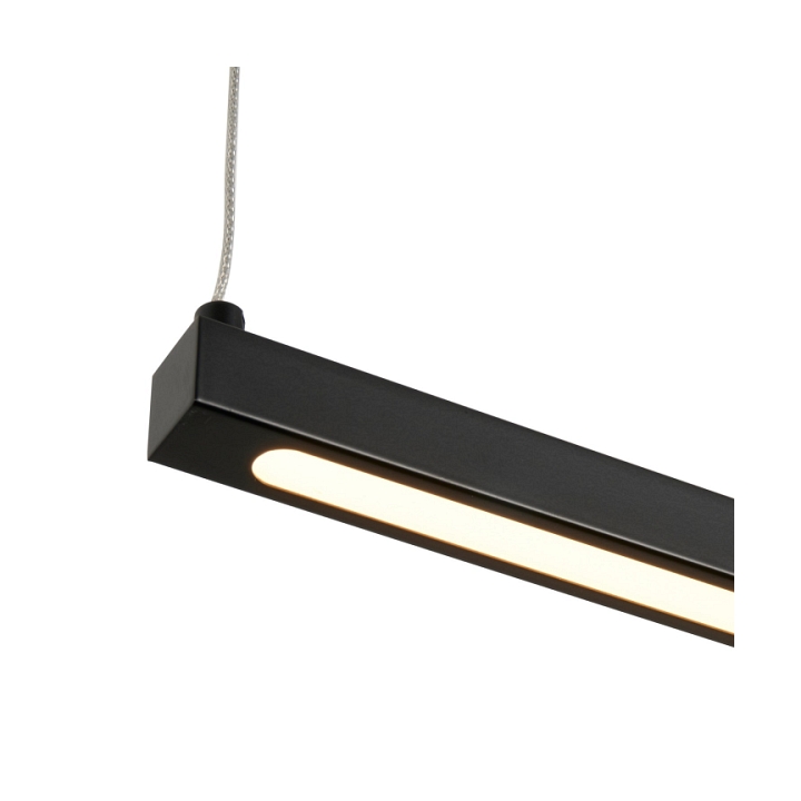 Lampa wisząca BEAM-80 LED - czarna oprawa liniowa 4000K - Step Into Design