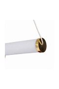 Lampa wisząca O-LINE 63 - LED, 63 cm, złoty połysk - Step Into Design