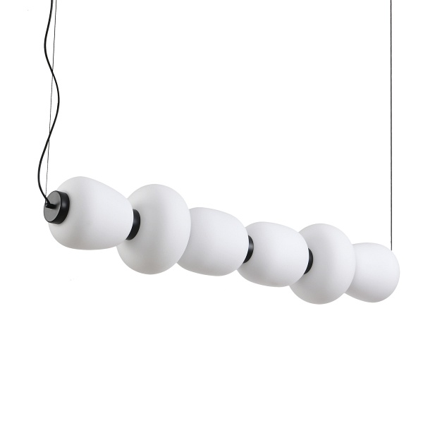 Lampa wisząca BRILLA-6 LED biało-czarna 125 cm Step Into Design