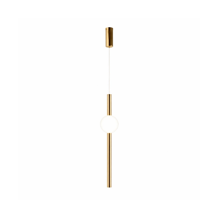 Lampa wisząca O-LINE 63 - LED, 63 cm, złoty połysk - Step Into Design