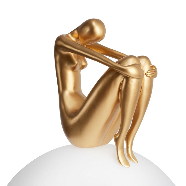 Lampa stołowa WOMAN-2 złota 35 cm Step Into Design