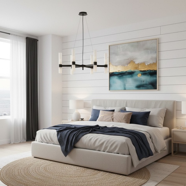 Lampa wisząca CANDELA-6 czarna 70 cm Step Into Design