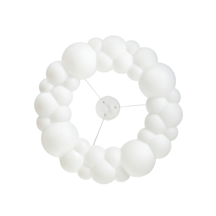 Lampa wisząca CLOUD 50 cm- akrylowa, w kształcie chmurki 3000 - 4000 - 6000 K - Step Into Design