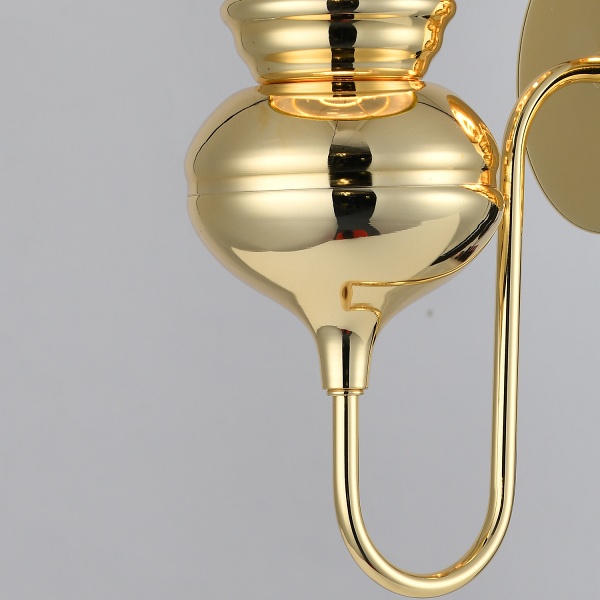 Lampa ścienna QUEEN złota 18 cm Step Into Design