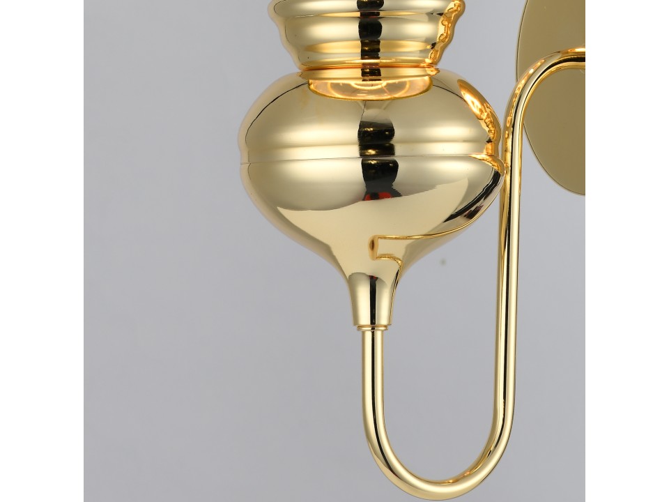 Lampa ścienna QUEEN złota 18 cm Step Into Design