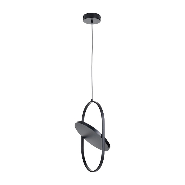 Lampa wisząca ELIPSE M LED czarna 45 cm Step Into Design