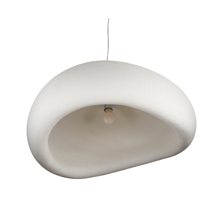 Lampa wisząca STONE 80 cm - biała - Step Into Design
