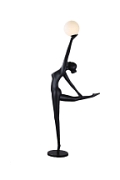 Lampa podłogowa WOMAN BALLERINA czarna 210 cm - Step Into Design