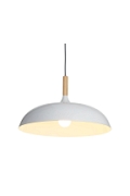 Lampa wisząca SAUCER 45 cm - biała minimalistyczna oprawa do wnętrz nowoczesnych - Step Into Design