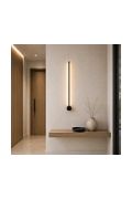 Lampa ścienna SPARO 60 cm LED czarna - Step Into Design