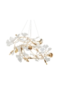 Lampa wisząca BOTANIKA GOLD 100 cm - złota, G9, regulowana, designerska - Step Into Design