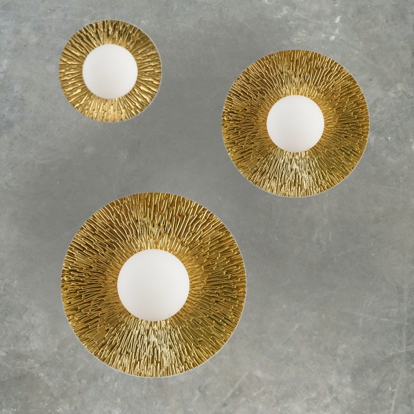 Lampa ścienna SUN L złota 40 cm Step Into Design