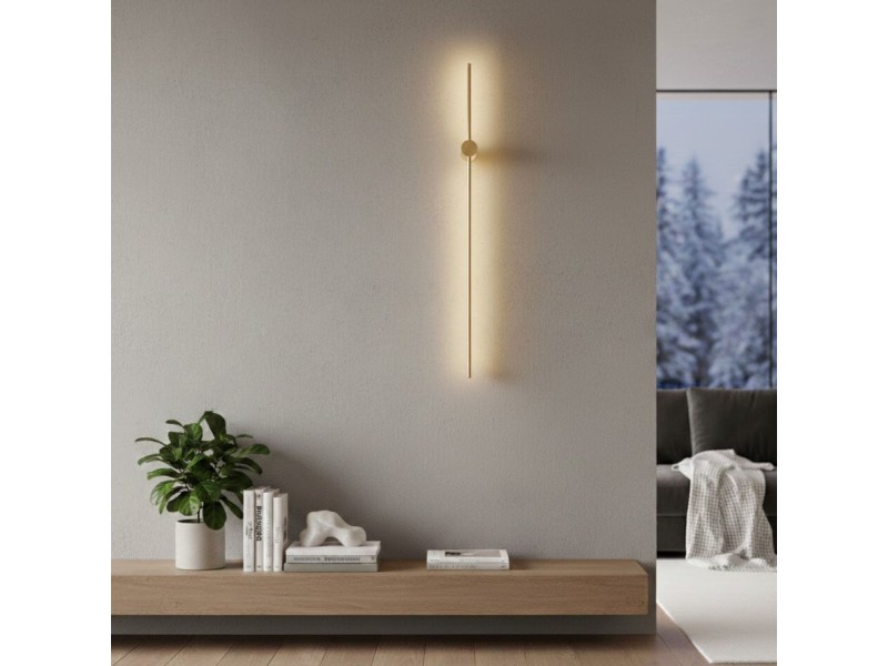 inkiet ścienny SPARO LED – oprawa liniowa złoty połysk, 100 cm Step Into Design