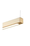 Lampa wisząca BEAM-80 LED - złota oprawa liniowa 4000K - Step Into Design