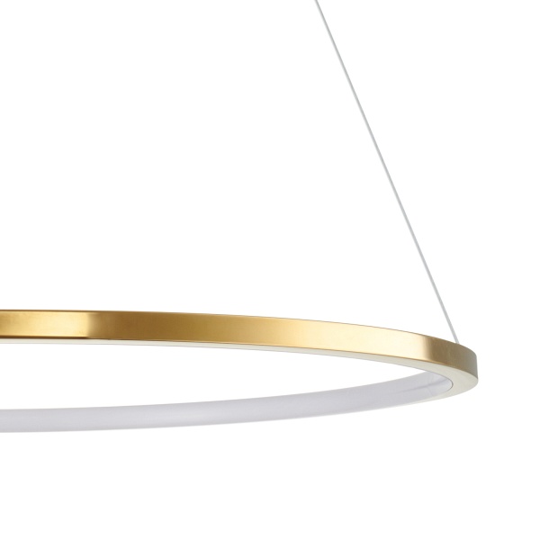 Lampa wisząca CIRCLE SLIM 60 LED złoty 60 cm Step Into Design