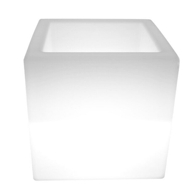 Lampa ogrodowa donica FLOWER CUBE LED RGBW 16 kolorów 40 cm Step Into Design