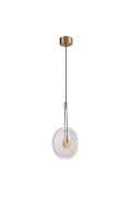 Lampa wisząca SUNBLAST - LED 20 cm, złota - Step Into Design