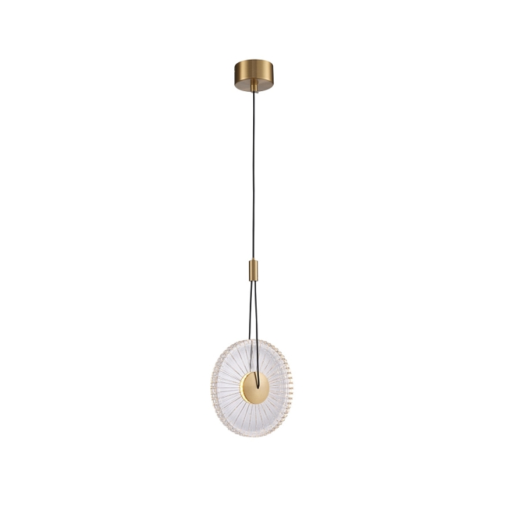 Lampa wisząca SUNBLAST - LED 20 cm, złota - Step Into Design