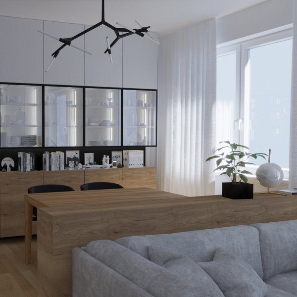 Lampa wisząca STICKS-6 złota Step Into Design