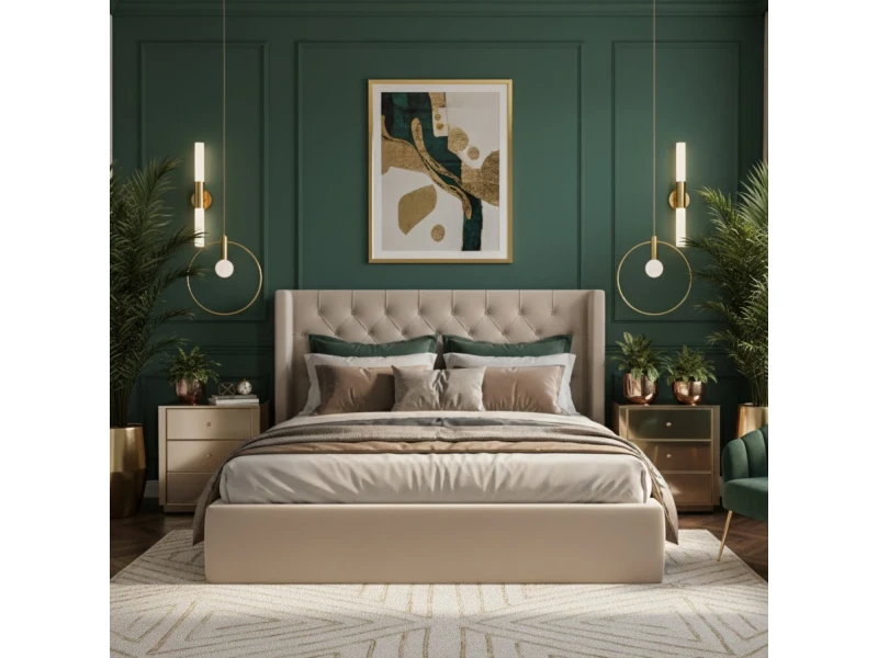 Lampa wisząca BELLA 40 - 40 cm, złota Step Into Design