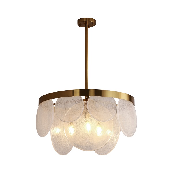 Lampa wisząca AURORA 60 cm mosiądz Step Into Design