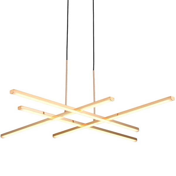 Lampa wisząca CRISS CROSS LED złota 78 cm Step Into Design