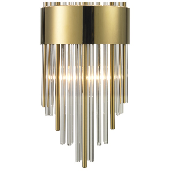 Lampa ścienna DRACO złota 60 cm Step Into Design