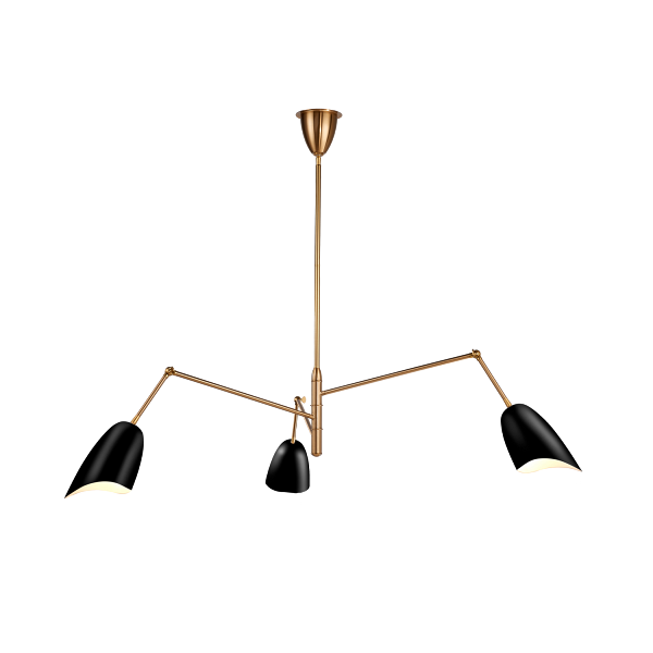 Lampa wisząca RAGNO czarna 150 cm Step Into Design
