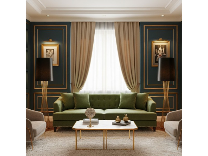 Lampa podłogowa FILO-1 czarno-złota, metalowa, E27, 145 cm Step Into Design