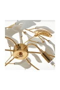 Lampa wisząca BOTANIKA GOLD 100 cm - złota, G9, regulowana, designerska - Step Into Design