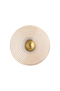 Lampa ścienna HELIOS 30 cm bursztynowo złota - Step Into Design