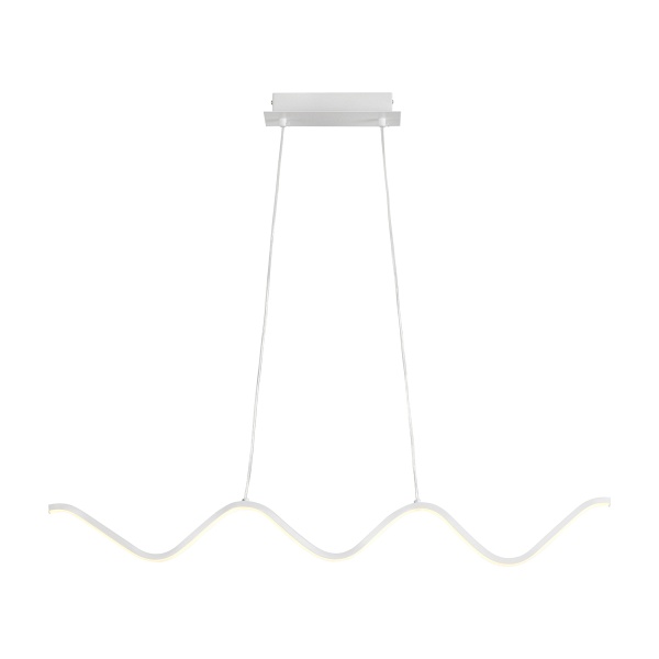 Lampa wisząca ZIGZAG LED biała 90 cm Step Into Design