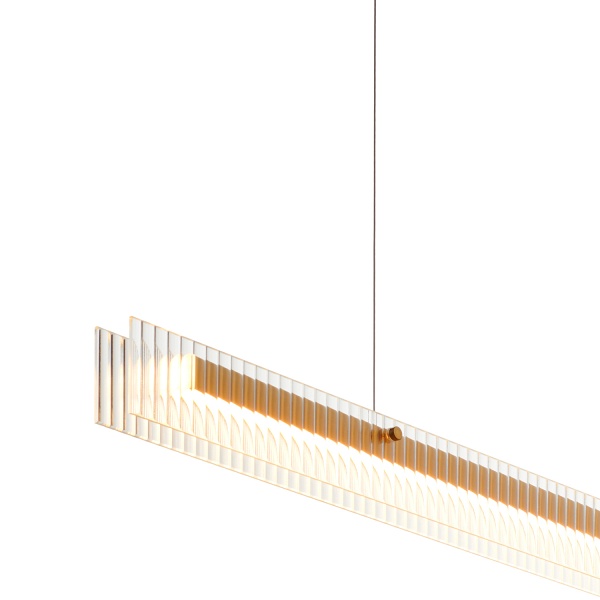 Lampa wisząca LONGIN-120 LED złoty 120 cm Step Into Design
