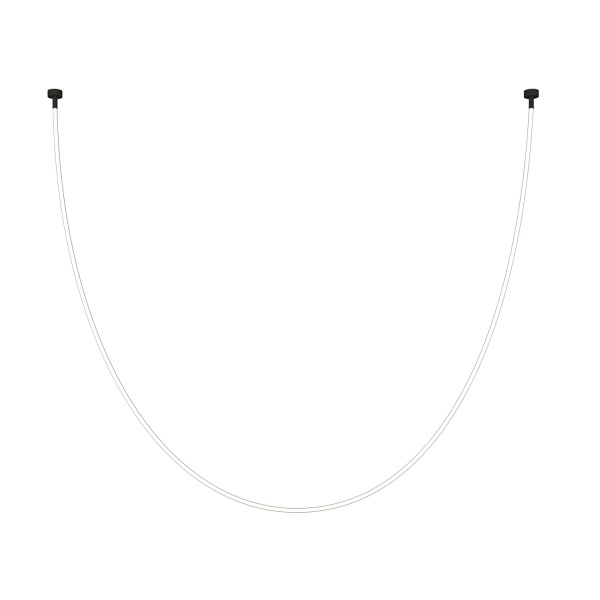 Lampa wisząca SNAKE LED wąż ledowy czarna 300 cm Step Into Design