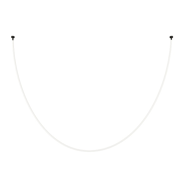 Lampa wisząca SNAKE LED wąż ledowy czarna 400 cm Step Into Design