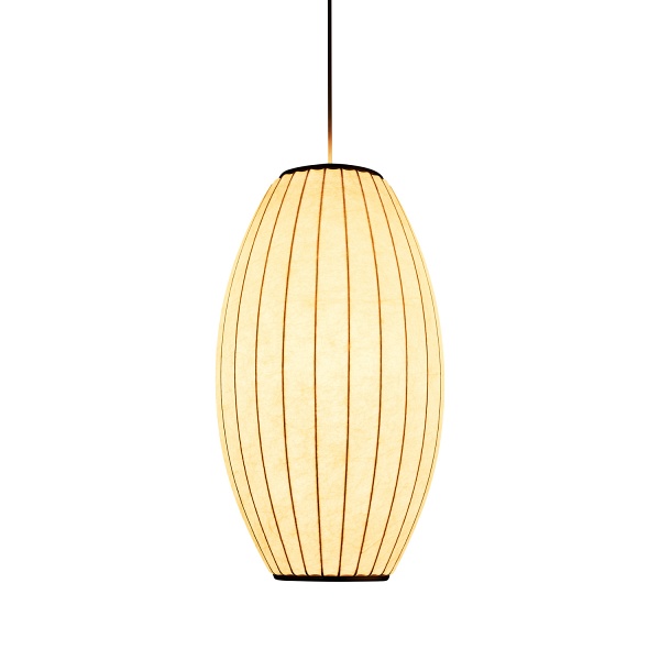 Lampa wisząca SILK BARREL biała 50 cm Step Into Design