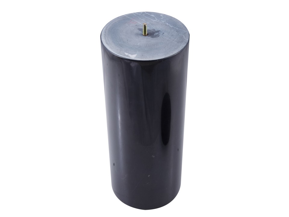 Stolik kawowy COLUMN marmurowy czarno złoty 55 cm Step Into Design